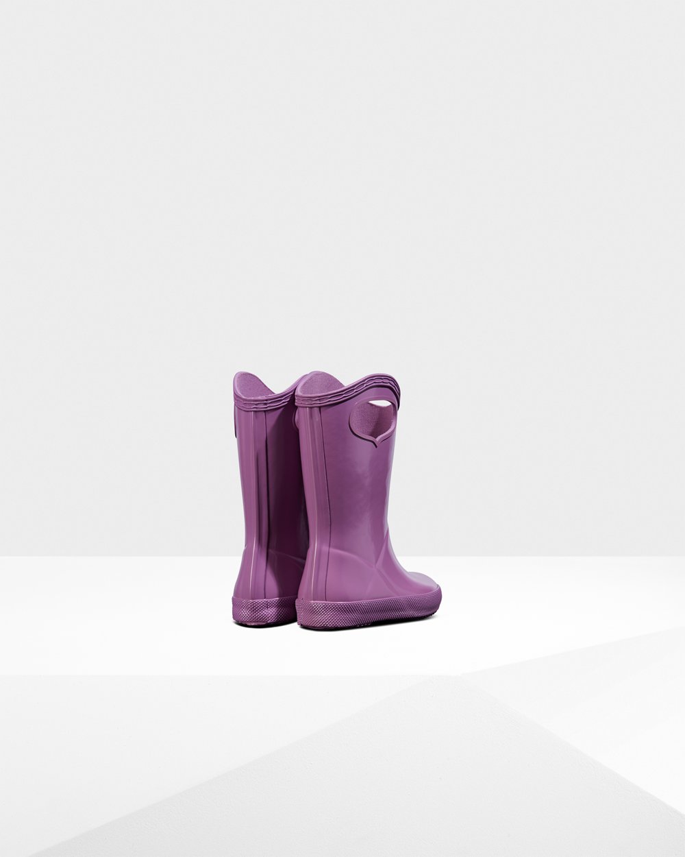 Galochas Hunter Criança Roxo - Original First Classic Grab Handle Gloss - 61TYCOQSA